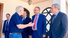 والي جهة الداخلة علي خليل ورئيس المجلس الجهوي الخطاط ينجا يستقبلان وفدٍ من معهد واشنطن لسياسة الشرق الأوسط (WINEP)