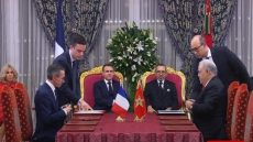 تفاصيل الاتفاقيات الـ22 الموقعة بين المغرب وفرنسا ترأس الملك محمد السادس، والرئيس الفرنسي إيمانويل ماكرون، مساء اليوم الاثنين، بقصر الضيافة بالرباط، حفل التوقيع على عدد من الاتفاقيات بين المملكة المغربية والجمهورية الفرنسية.