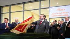 الملك محمد السادس يعطي انطلاقة أشغال إنجاز الخط السككي فائق السرعة LGV الرابط بين القنيطرة ومراكش