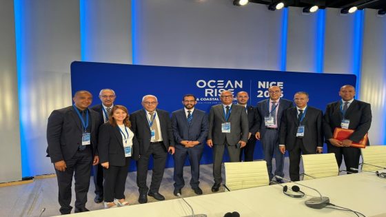 الراغب حرمة الله رئيس جماعة الداخلة يشارك في أعمال مؤتمر الأمم المتحدة الثالث للمحيطات بنيس الفرنسية