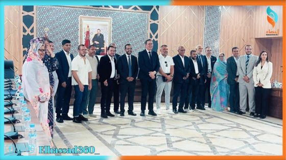 رئيس مجلس جماعة الداخلة الراغب حرمة الله يستقبل وفداً فرنسياً يمثل مدينة درو