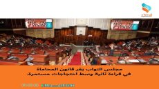 مجلس النواب يقر قانون المحاماة في قراءة ثانية وسط احتجاجات مستمرة.